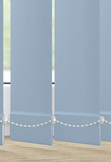 Trinity (Blackout), French Blue - Vertical Blind Slats